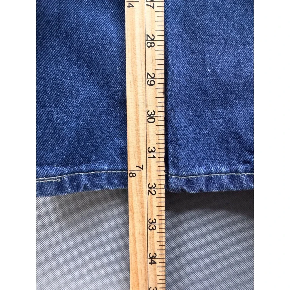 Texas‎ Tuff Mens Blue Denim Carpenter Workwear Jeans Hammer Loop 44x32